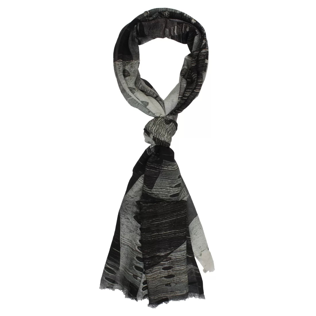 Digital Printed Modal Scarf – Multicolour Artisan Weave