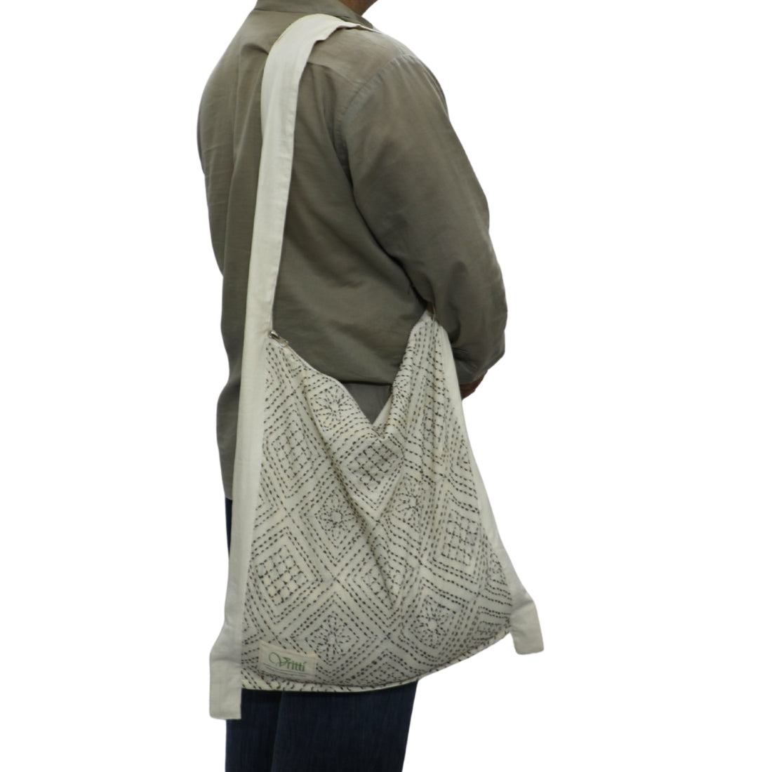 Hand Embroidered Jhola Bag