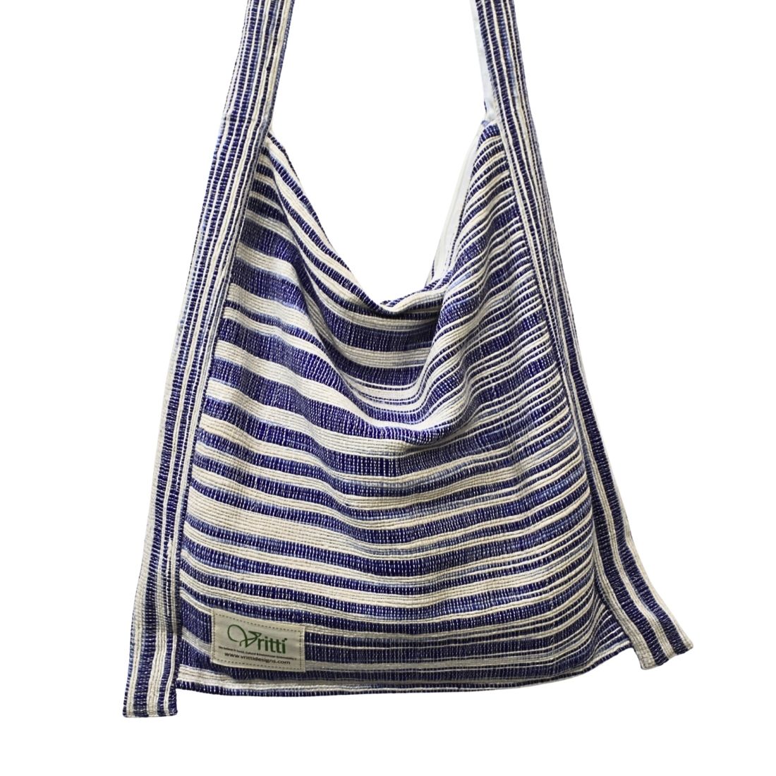Blue Stripe Eco Friendly Cotton Tote