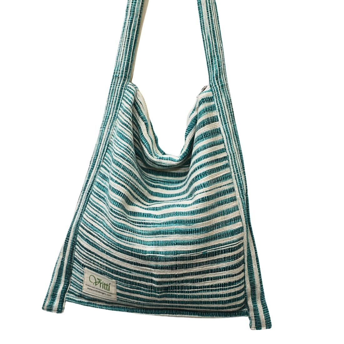 Green Stripe Handcrafted Everyday Carry Bag