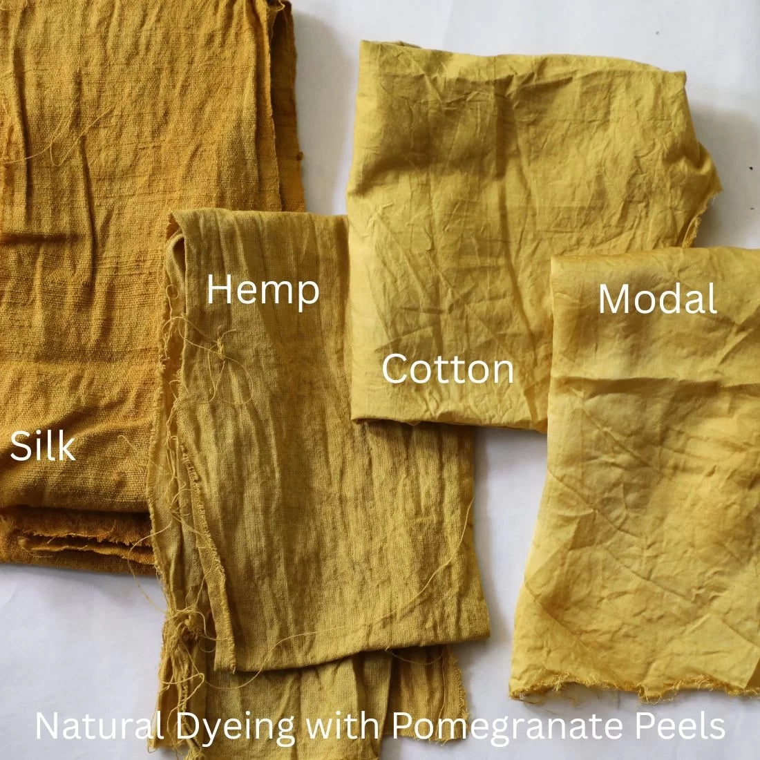 Pomegranate Dye Powder 100g - Natural Yellow Green Dye for Textile Dyeing