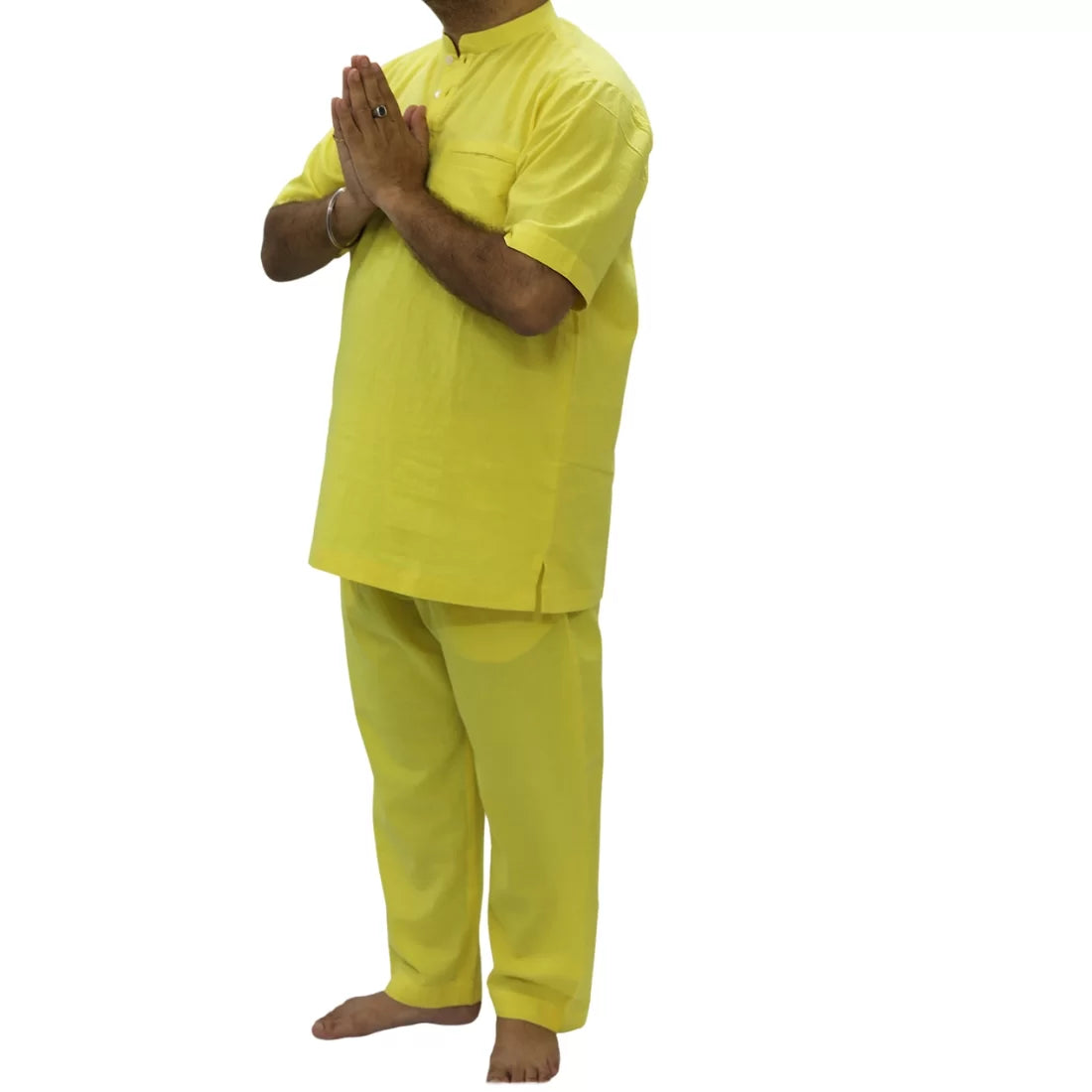 Yoga Kurta Pyjama for Men — Ayurvedic Herbal Dyed Organic Cotton