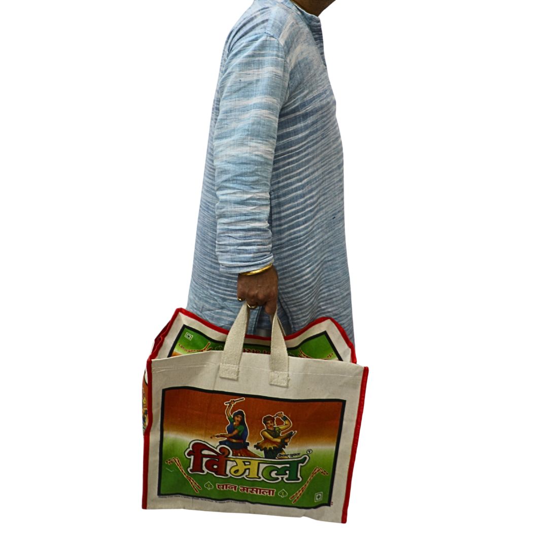 HOS Desi Canvas Jhola Bag – Handcrafted in India | Exclusive Print