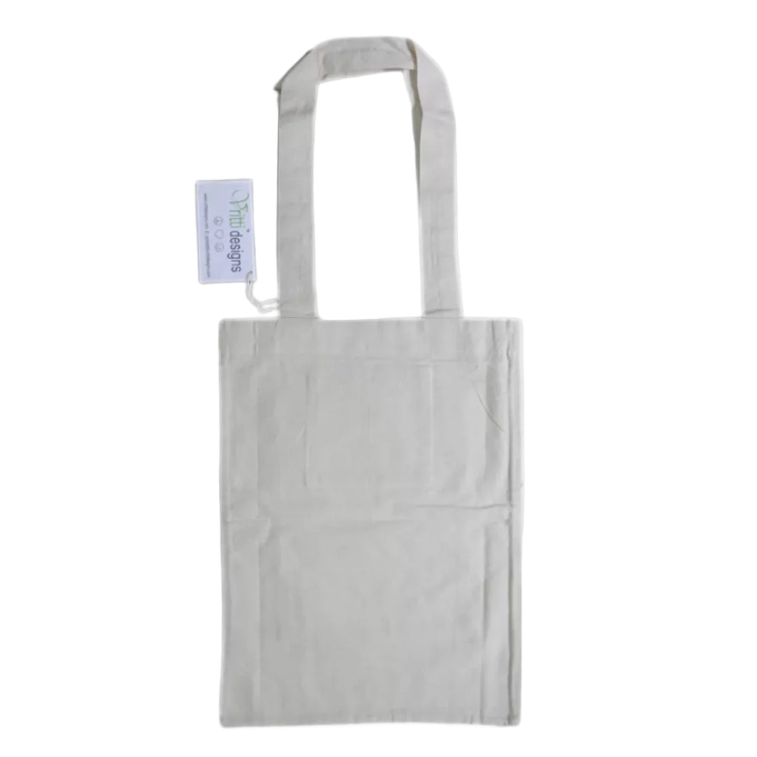 Eco-friendly tote bag made from Himalayan Nettle herringbone fabric. Cotton lined, natural colour, 35x40 cm. Handcrafted by rural weavers in India.