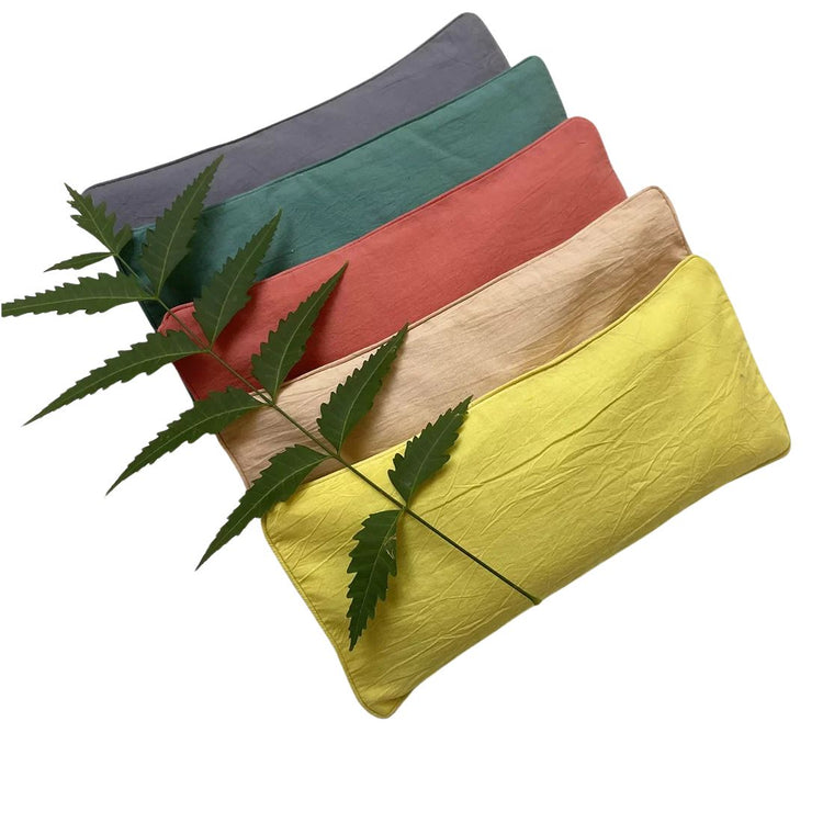 Shop herbal eye pillows & sleep masks for deep relaxation and better sleep. Natural, calming, and sustainable sleep essentials for daily wellness.