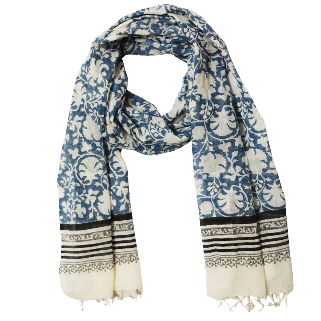 hand block print scarf handmade cotton scarf
