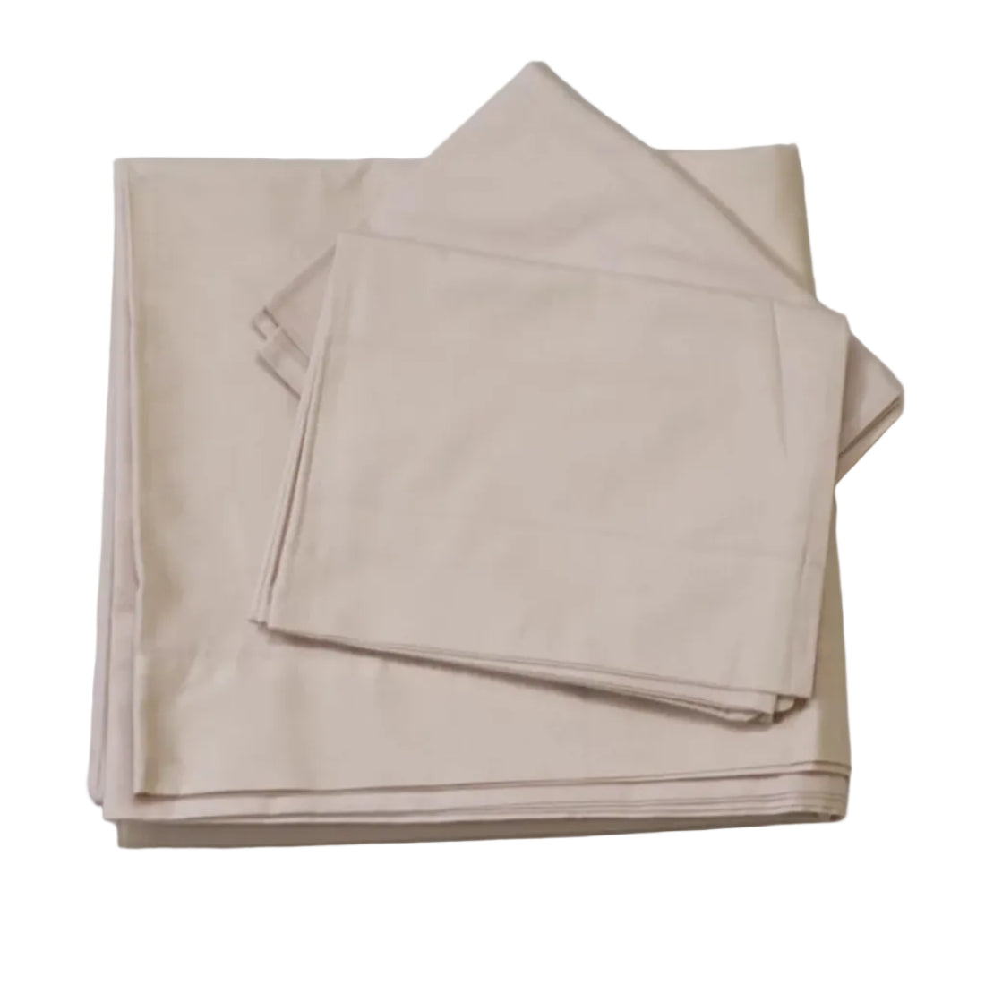 Soft, breathable, and crafted for everyday comfort, our 200 Thread Count Organic Cotton Bedsheets are the perfect foundation for a restful night's sleep. Made from 100% organic cotton, these sheets are gentle on skin, naturally temperature-regulating, and built to last through years of washing without losing their softness. Thread Count: 200 Composition: 100% Organic Cotton Available in: Fitted Sheet and Flat Sheet Sizes: Queen and King The fitted sheet features deep pockets for a secure wrinkle-free fit