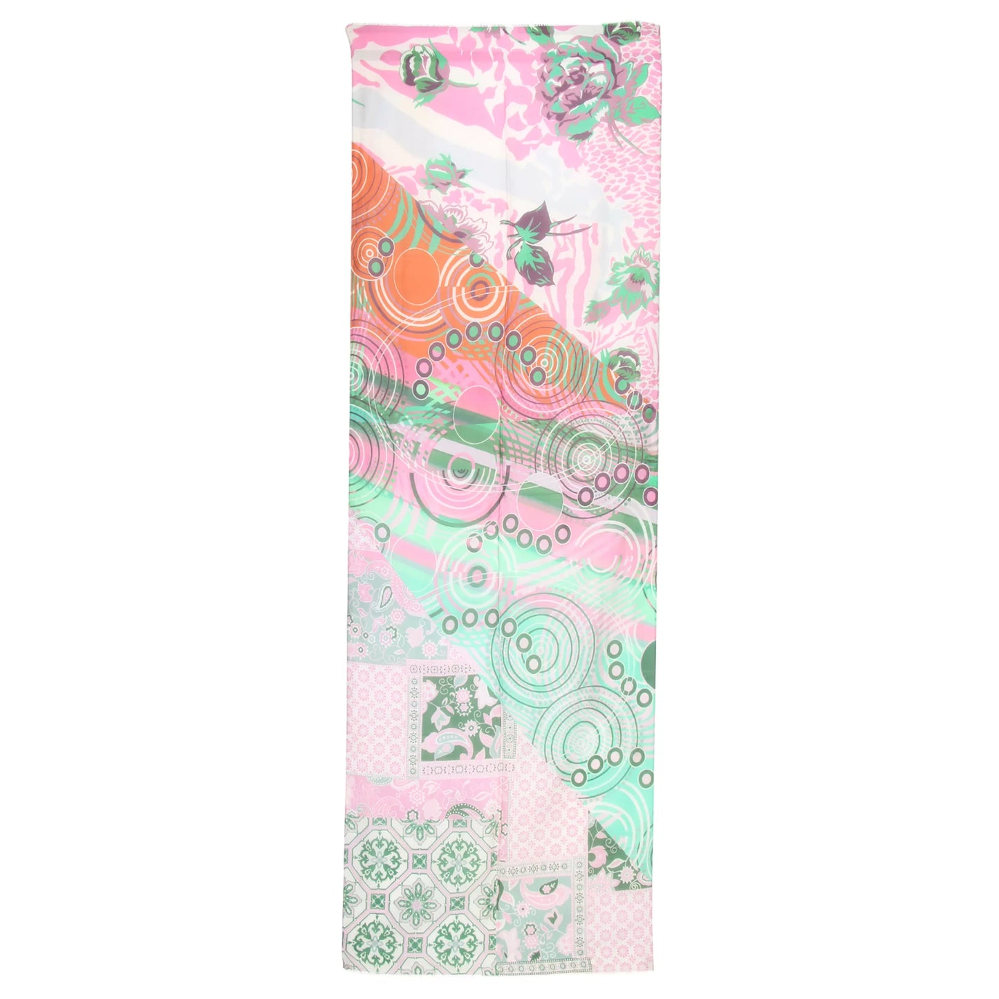 Cotton Digital Print Scarf – Multicolour | 65x200 cm