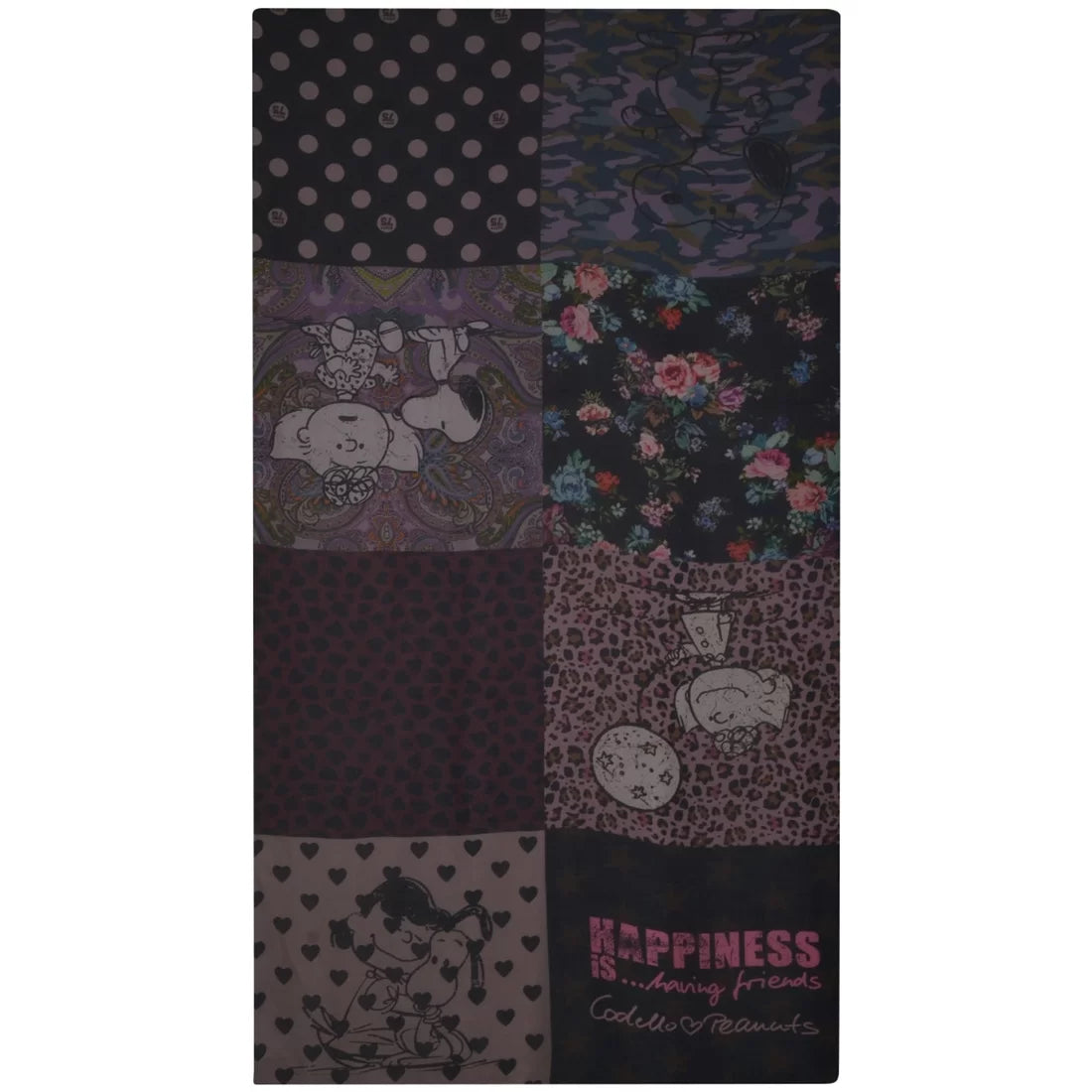 Digital Printed Modal Scarf – Multicolour Boho Bloom