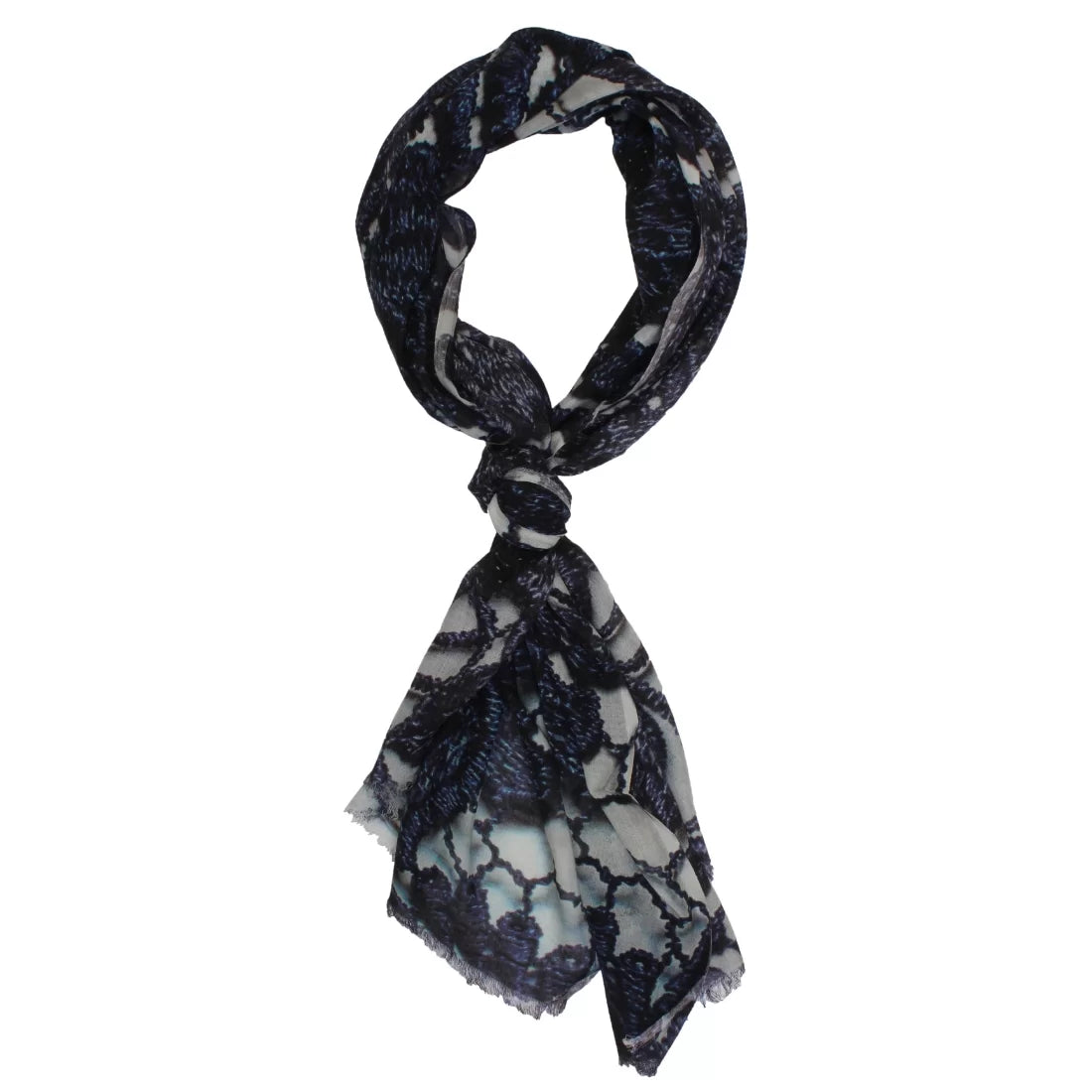 Digital Printed Modal Scarf – Vibrant Multicolour