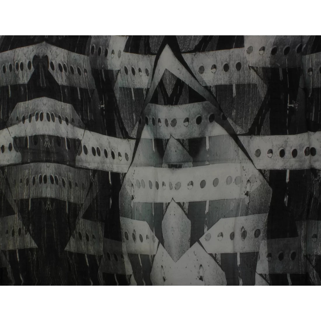 Digital Printed Modal Scarf – Multicolour Artisan Weave