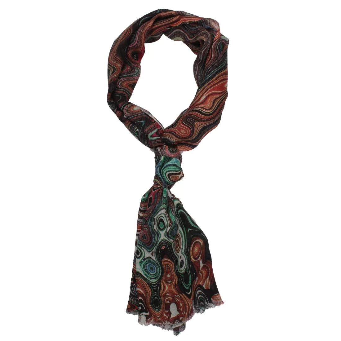 Digital Printed Modal Scarf – Vibrant Multicolour | 70x190 cm