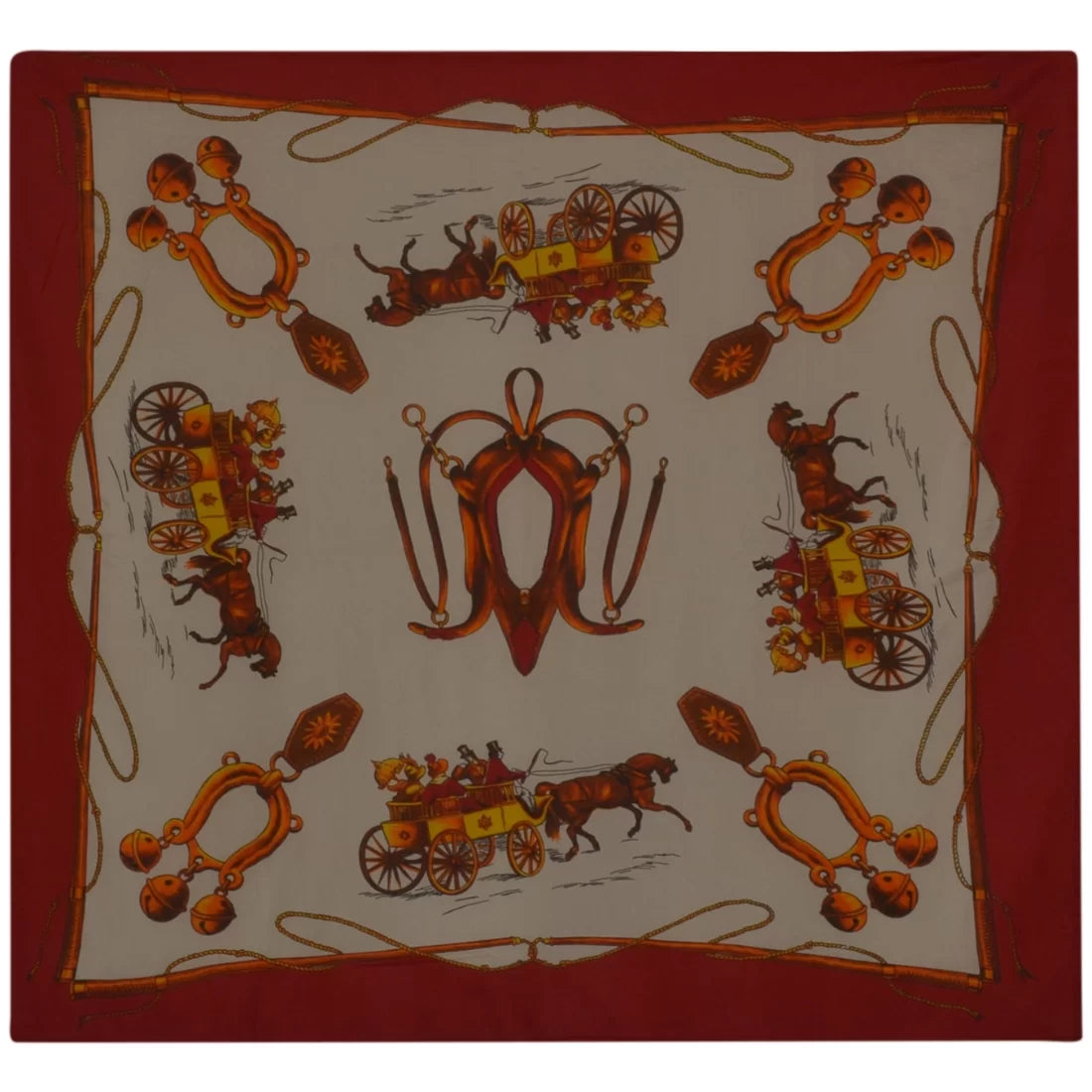 Printed Silk Scarf – Square 100x100 cm | All-Season Luxury Wrap