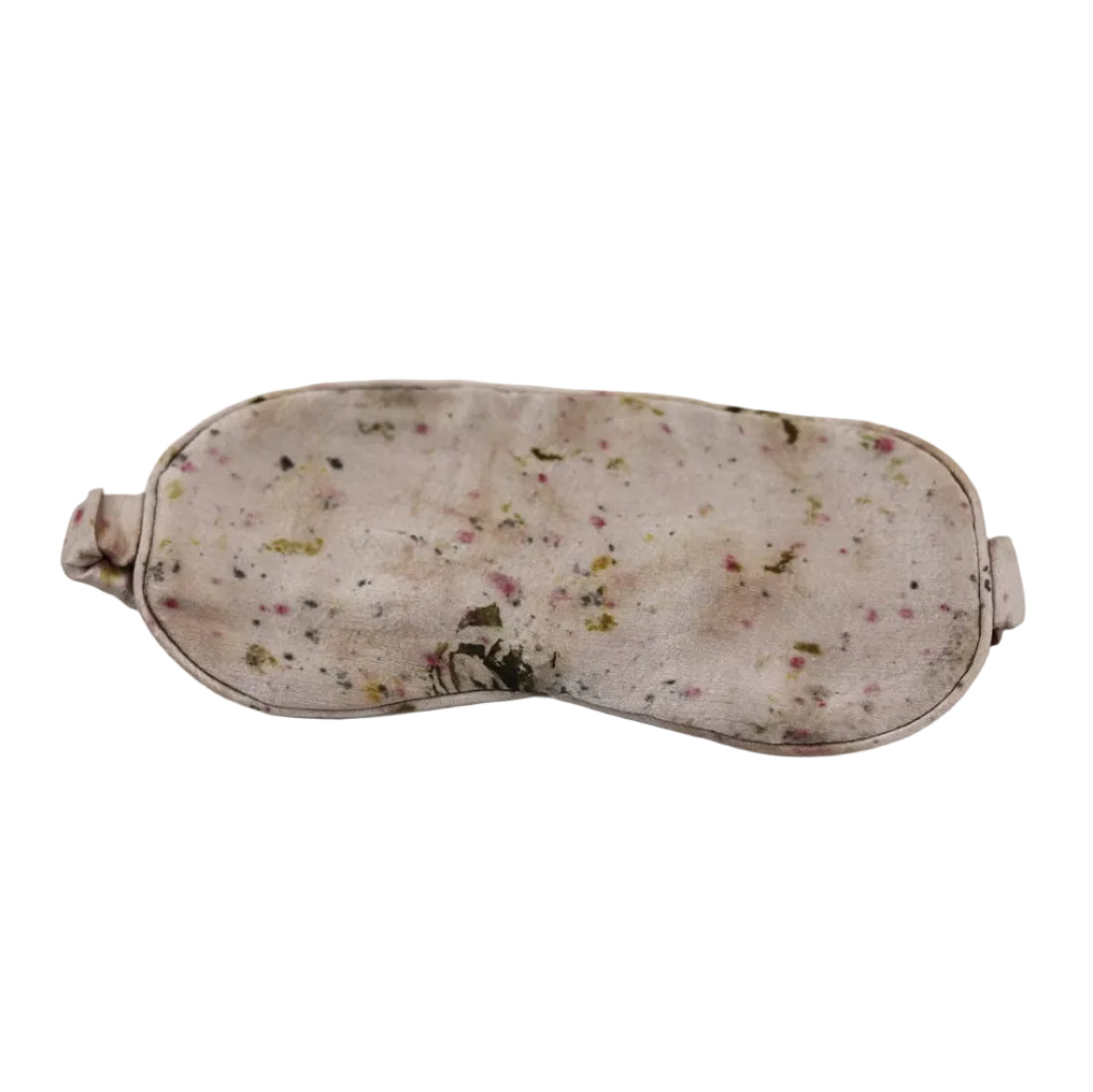 Eco Print Silk Eye Mask - 100% Mulberry Silk for Anti-Aging
