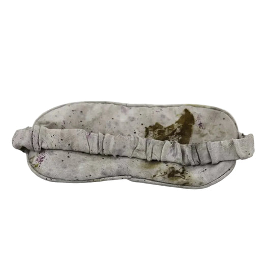 Eco Print Silk Eye Mask