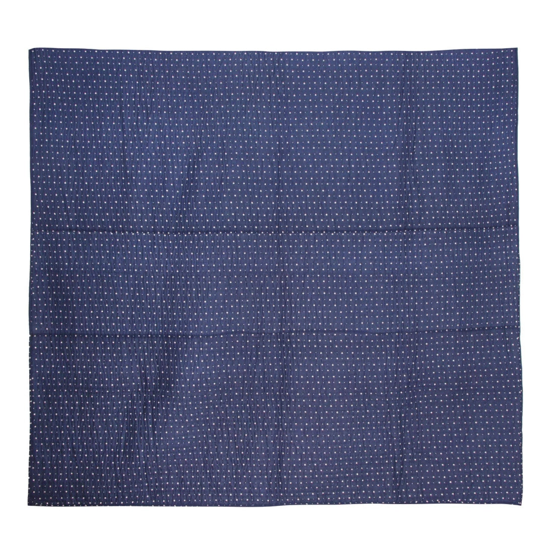 Indigo Kantha Quilt – Queen Size | Handwoven Cotton Bedding