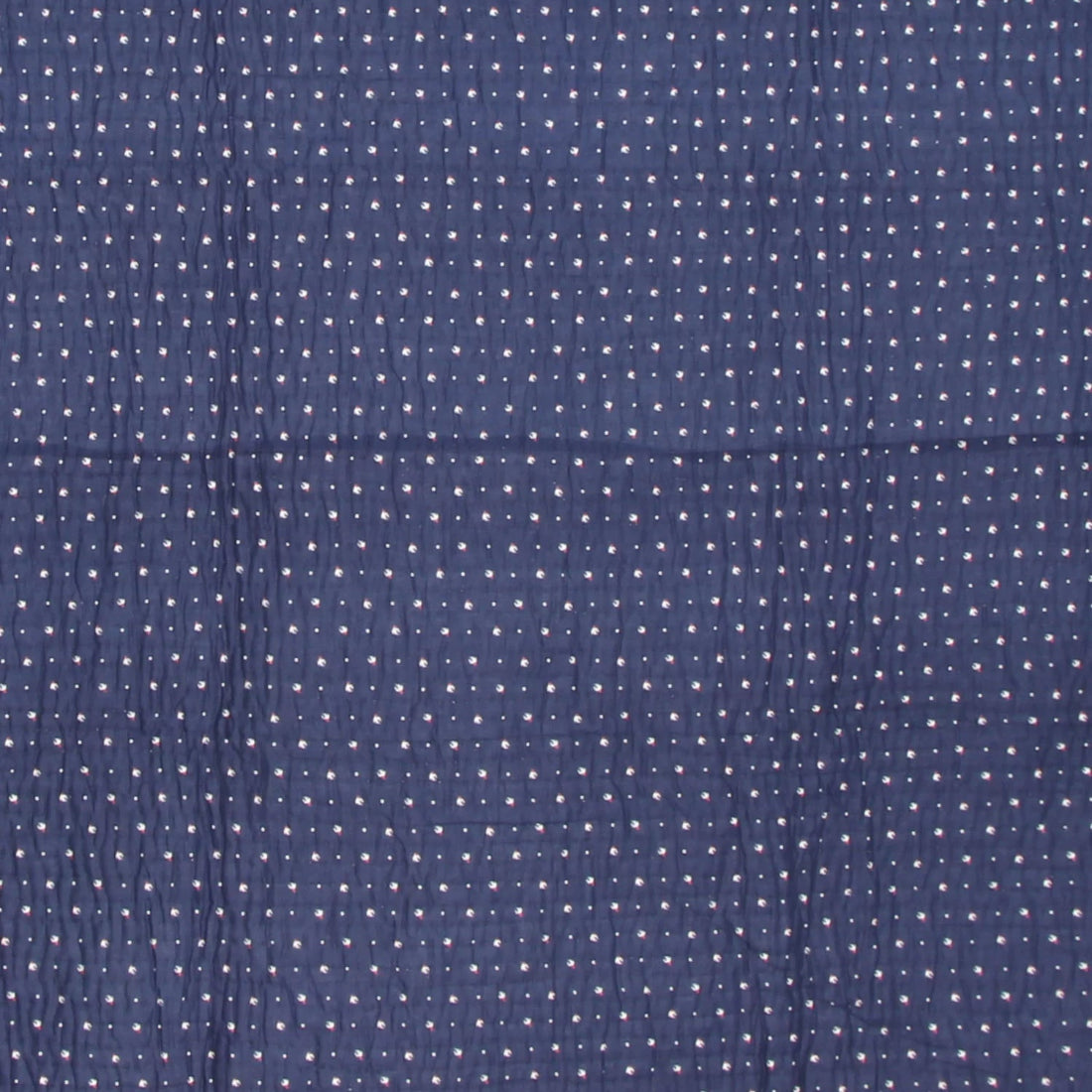 Indigo Kantha Quilt – Queen Size | Handwoven Cotton Bedding