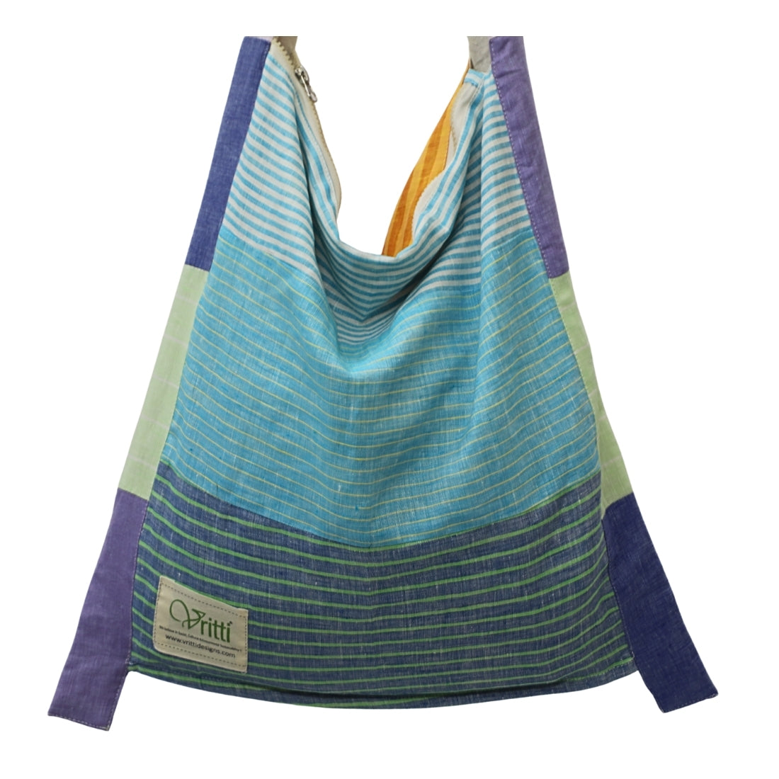 Upcycled Patchwork Artisan Bag for casual outing