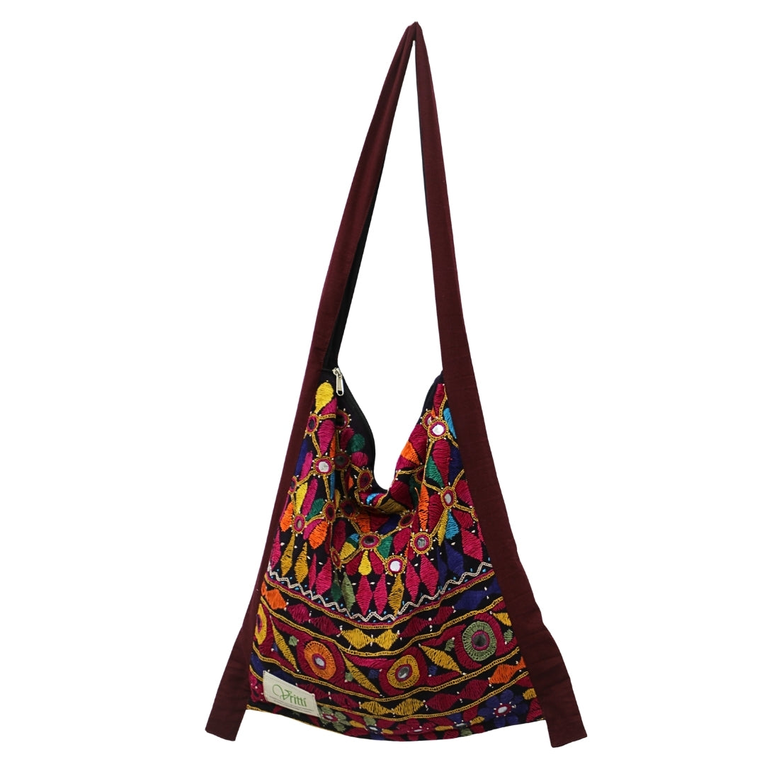 ethnic jhola bag- Kutch vintage embroidery