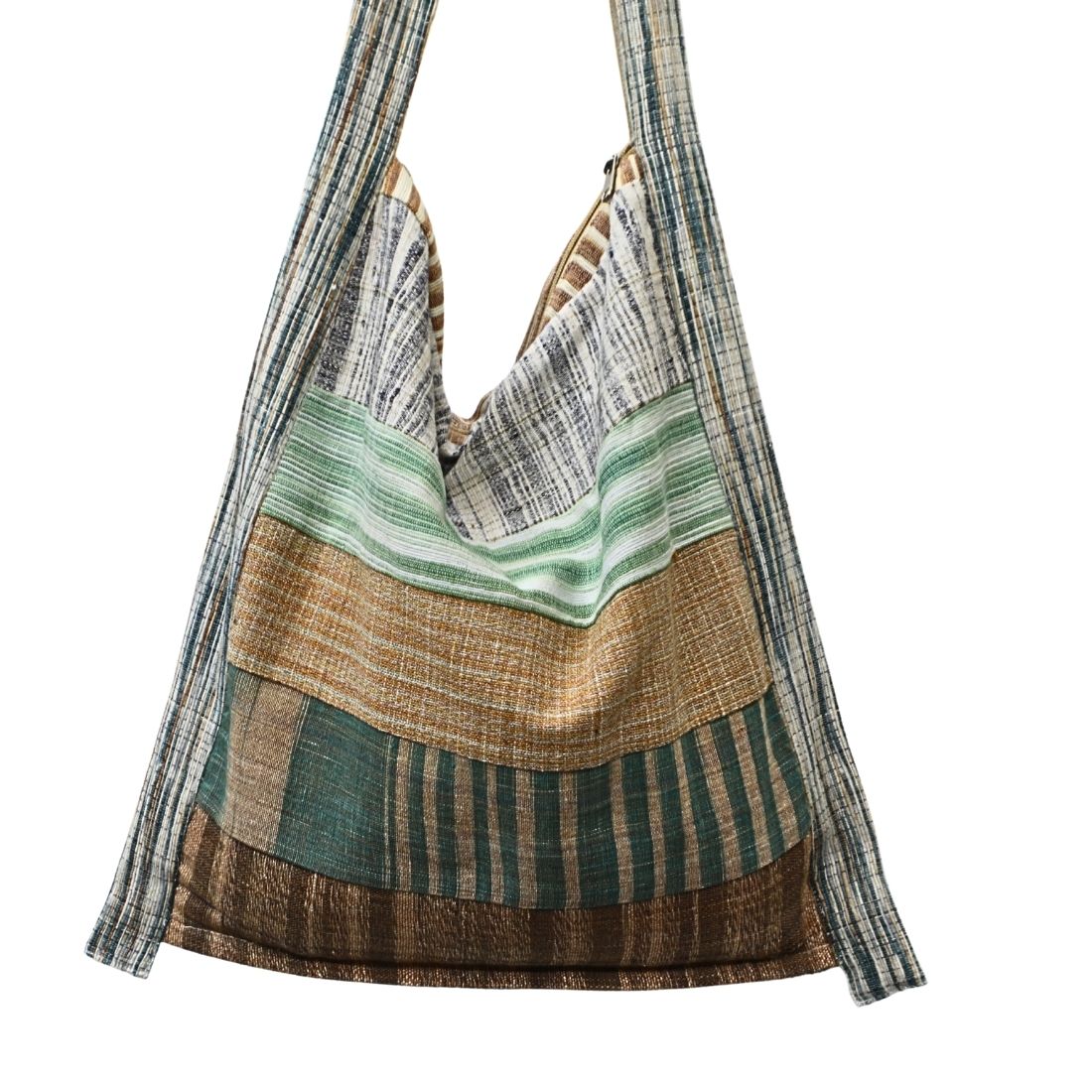 Green Patchwork Eco Friendly Cotton Tote
