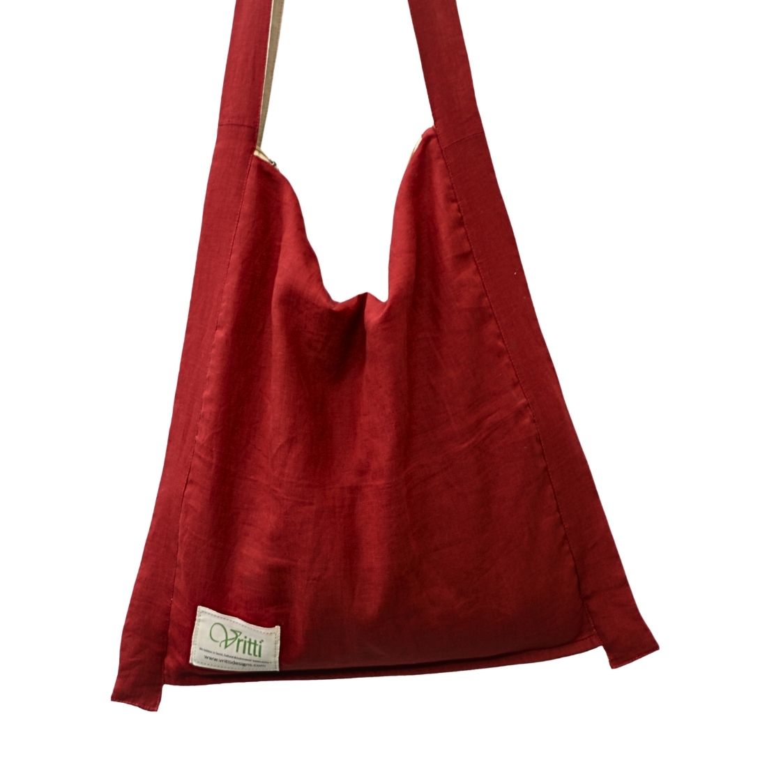 Red Classic Linen Bag - Sustainable Bag