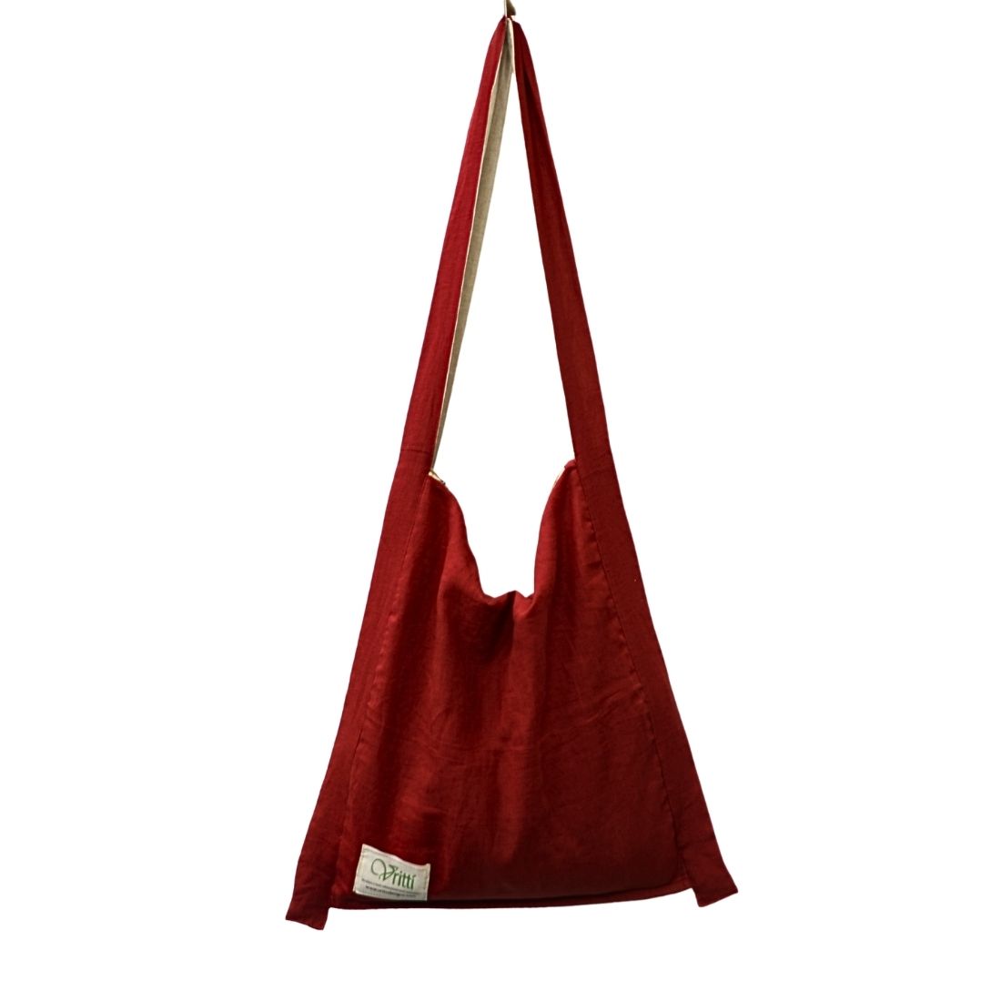 Red Classic Linen Bag