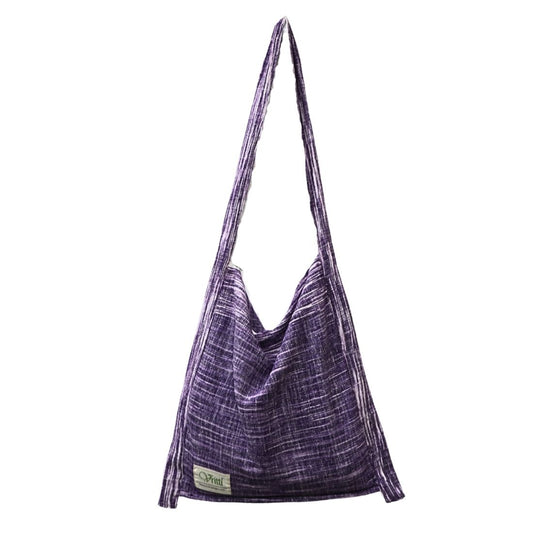 Deep Purple Handloom Cotton Jhola Bag
