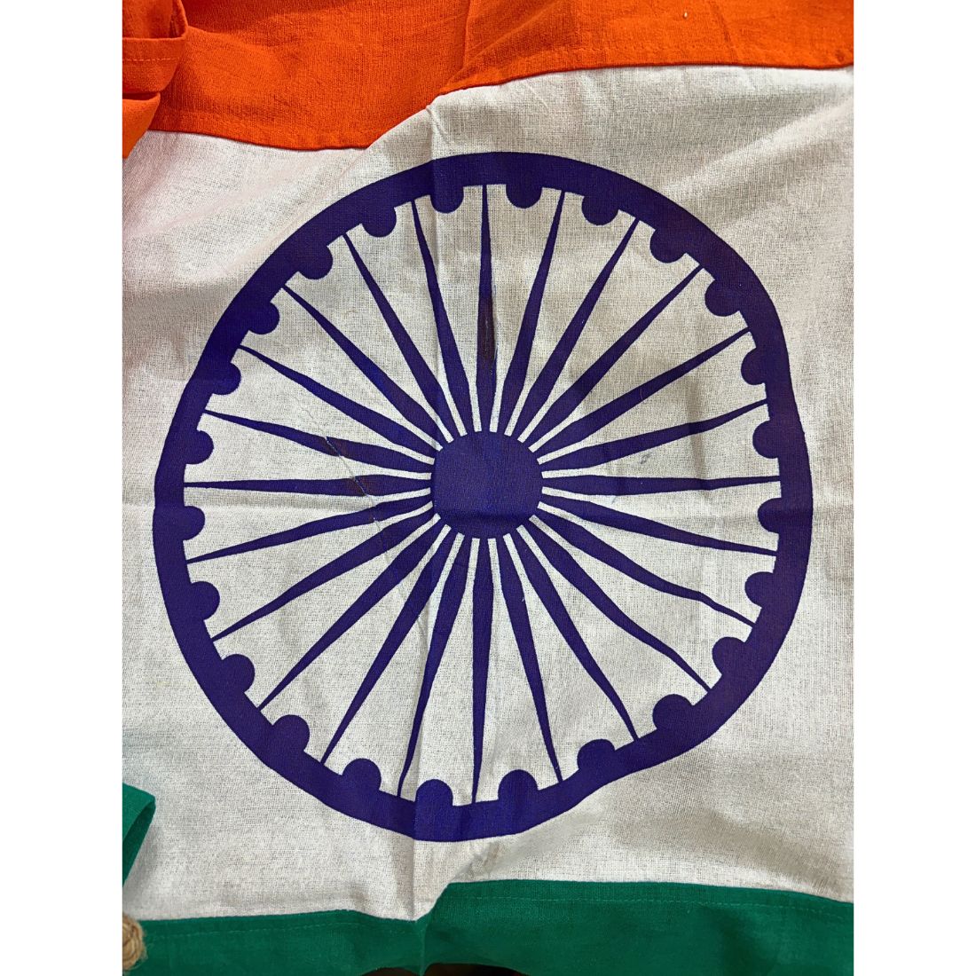 Handloom Swadeshi Indian National Flag (Tiranga) |  Multiple Sizes Available