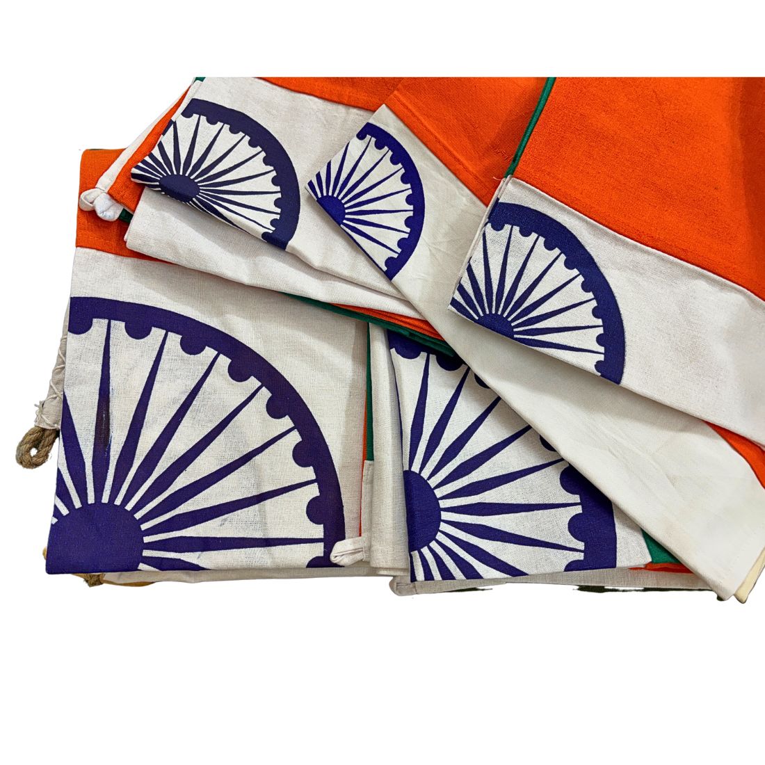 Handloom Swadeshi Indian National Flag (Tiranga) |  Multiple Sizes Available