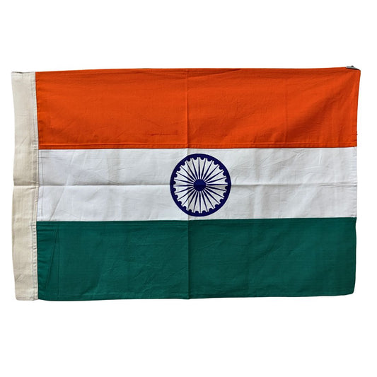 Handloom Swadeshi Indian National Flag (Tiranga) |  Multiple Sizes Available