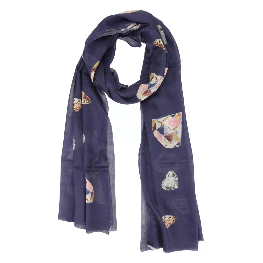 Modal Diamond Weave Summer Scarf for Women