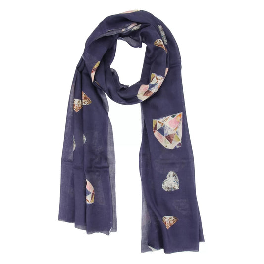 Modal Diamond Weave Summer Scarf for Women