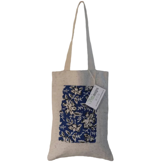 Nettle Cotton Tote Bag | Hand Block Print Natural Dye | House of Swadeshi
