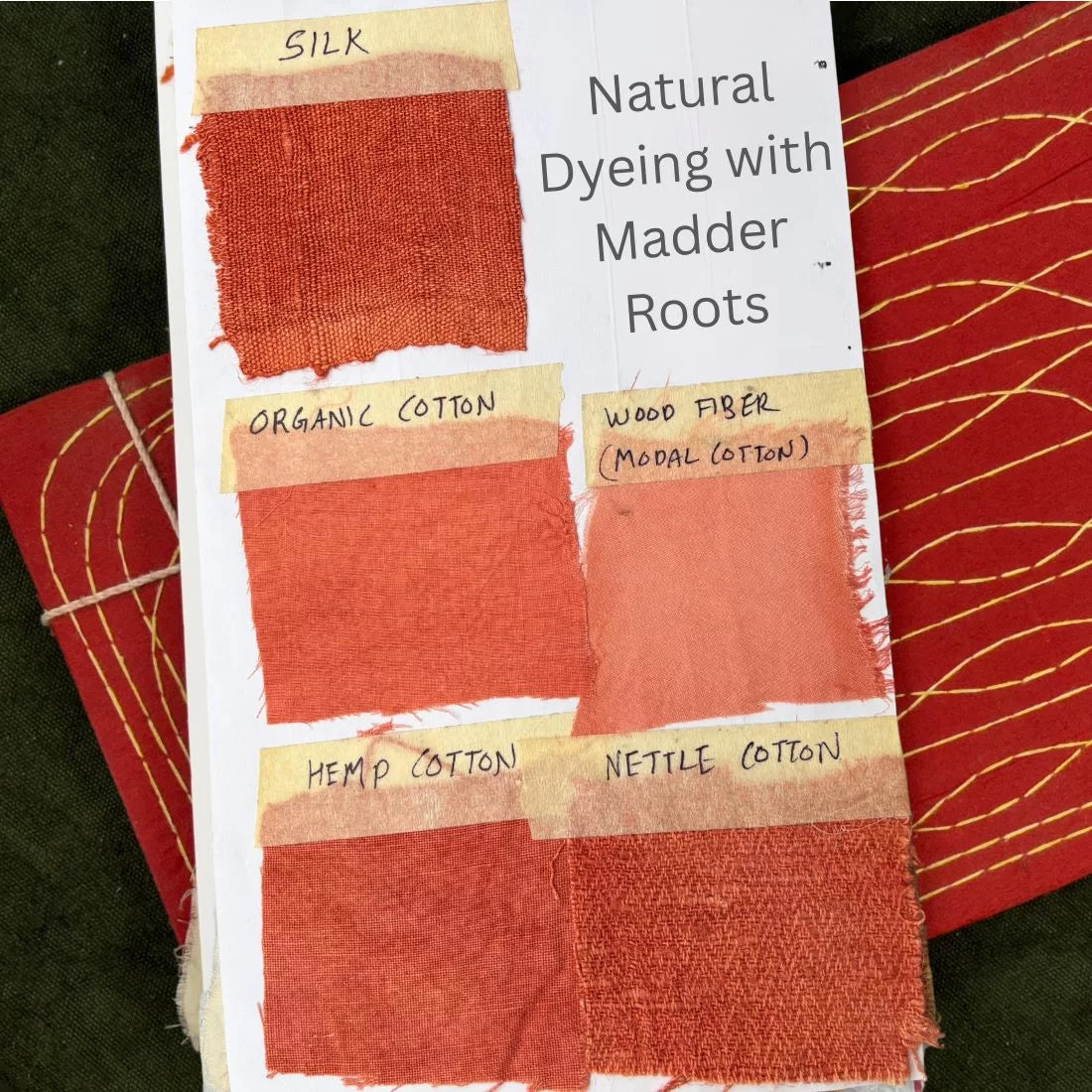 Indian Madder Powder 100g - Natural Dye for Textile Dyeing