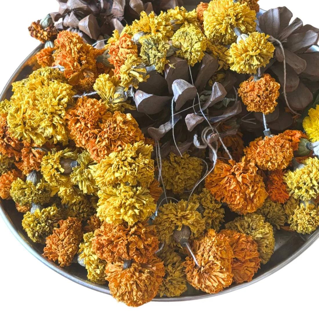 Marigold Dye Powder 100g - Natural Yellow Dye for Textile Dyeing