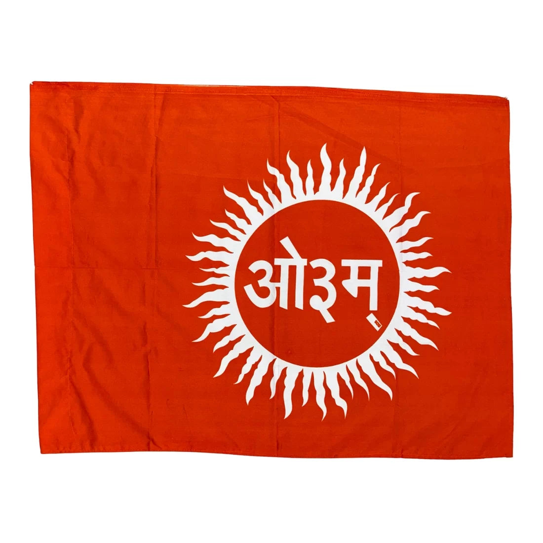 OM Flag Jhanda | Arya Samaj Saffron Flag 28x40 inches | House of Swadeshi