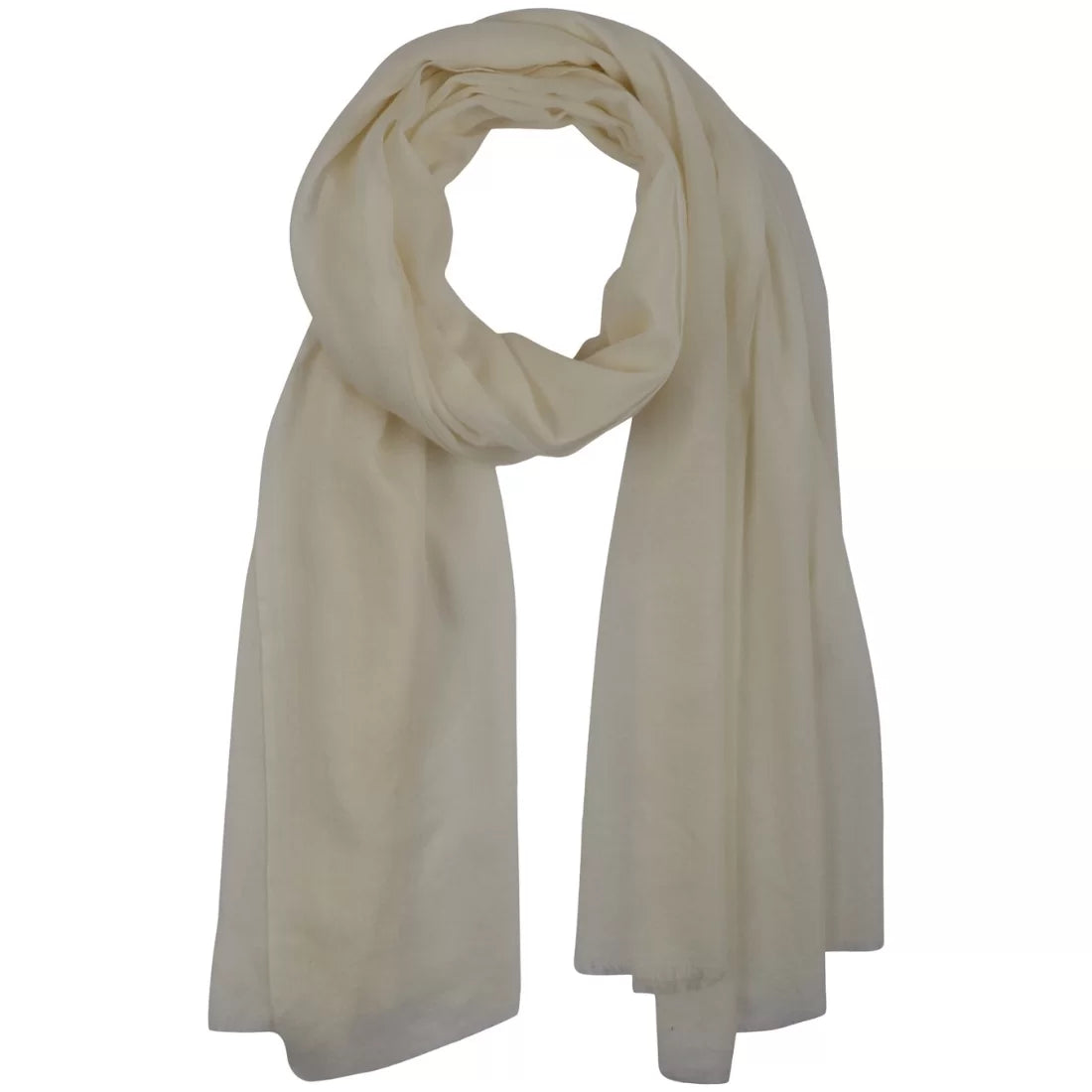 Pashmina Wool Scarf | Soft Plain Wrap