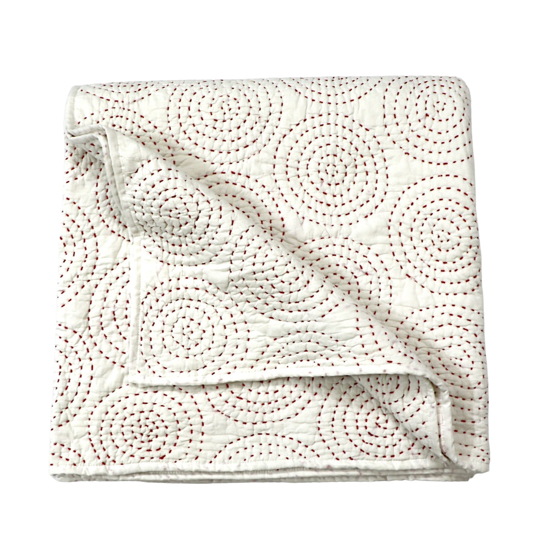 breathable white cotton quilt for everyday bedding
