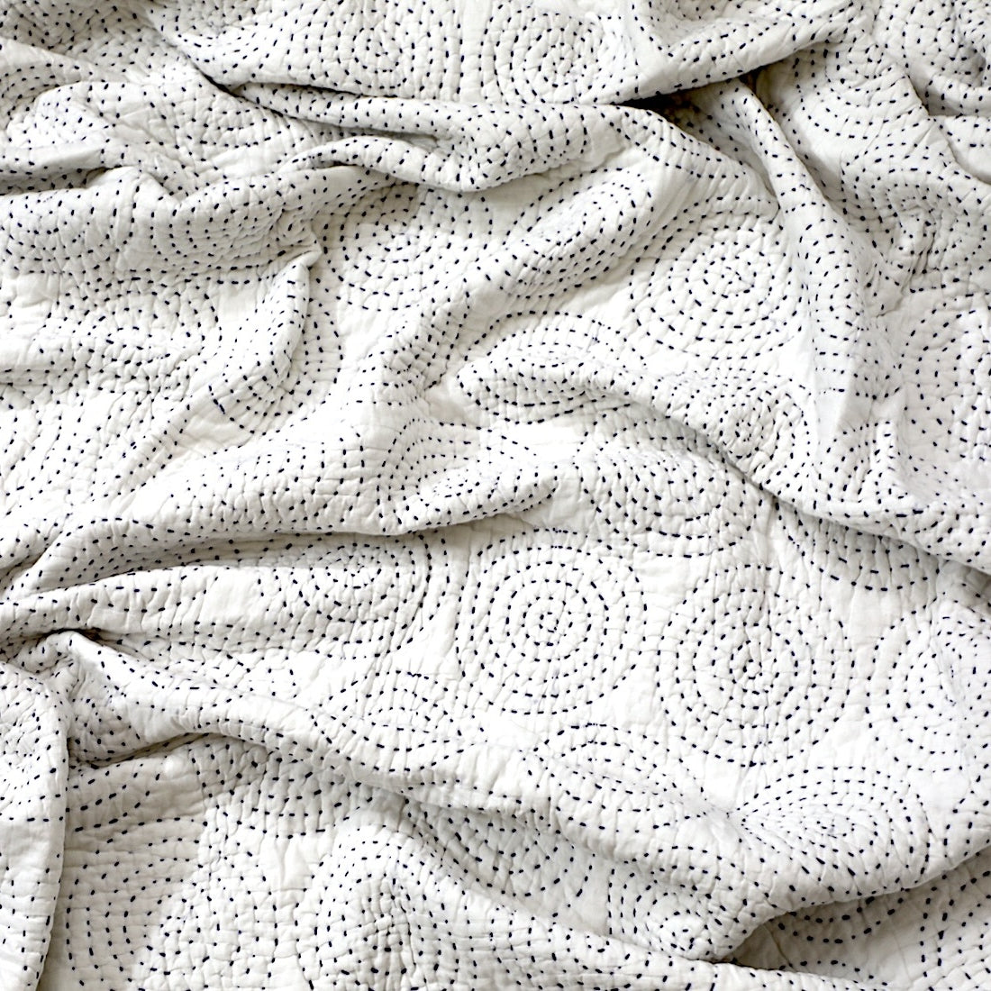 Organic Cotton White Quilt