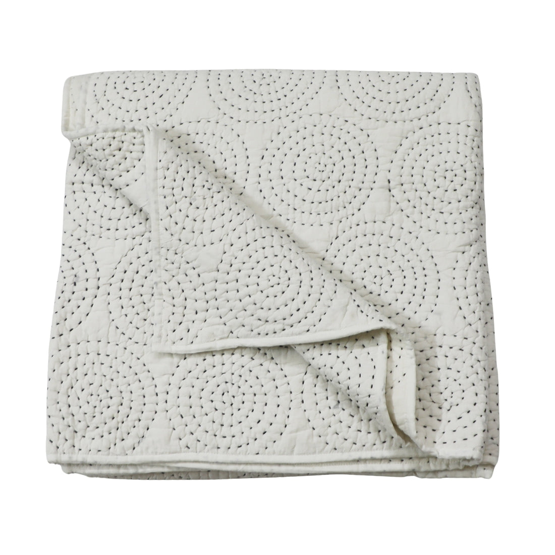 natural cotton white bedspread for everyday bedding
