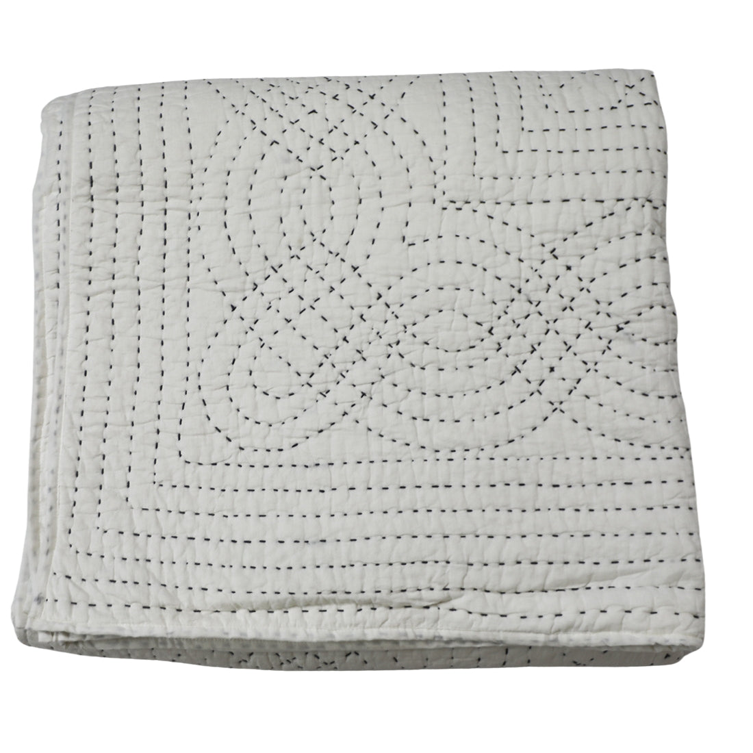 White Cotton Quilt for Everyday Use