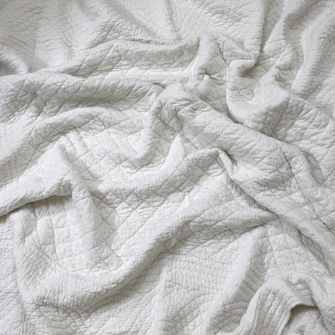 Lightweight White Cotton Quilt