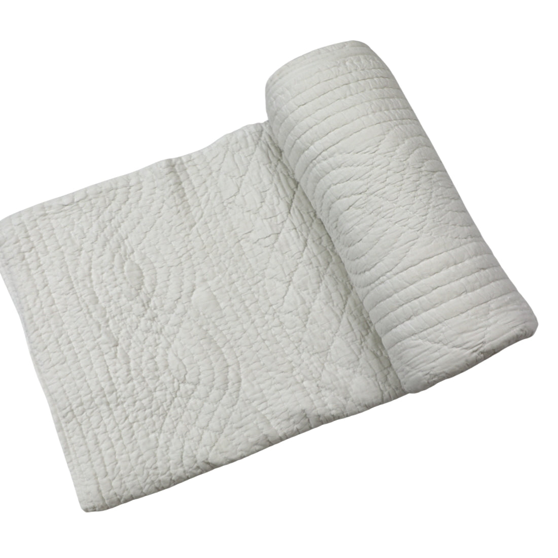 Lightweight White Cotton Quilt