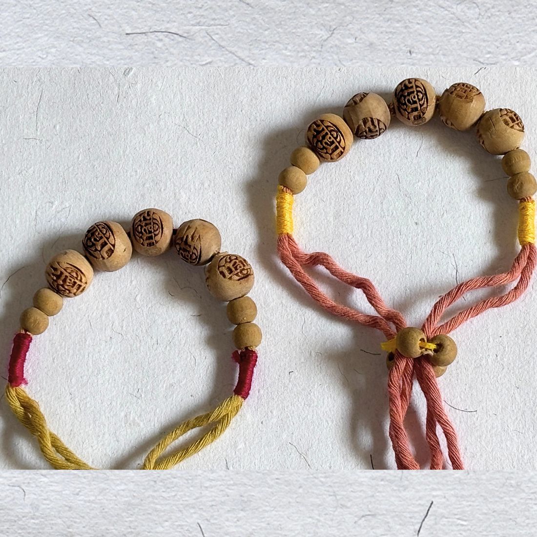 Handmade Rakhi | Lumba Rakhi |Radha Kripa Tulsi Bead Rakhi