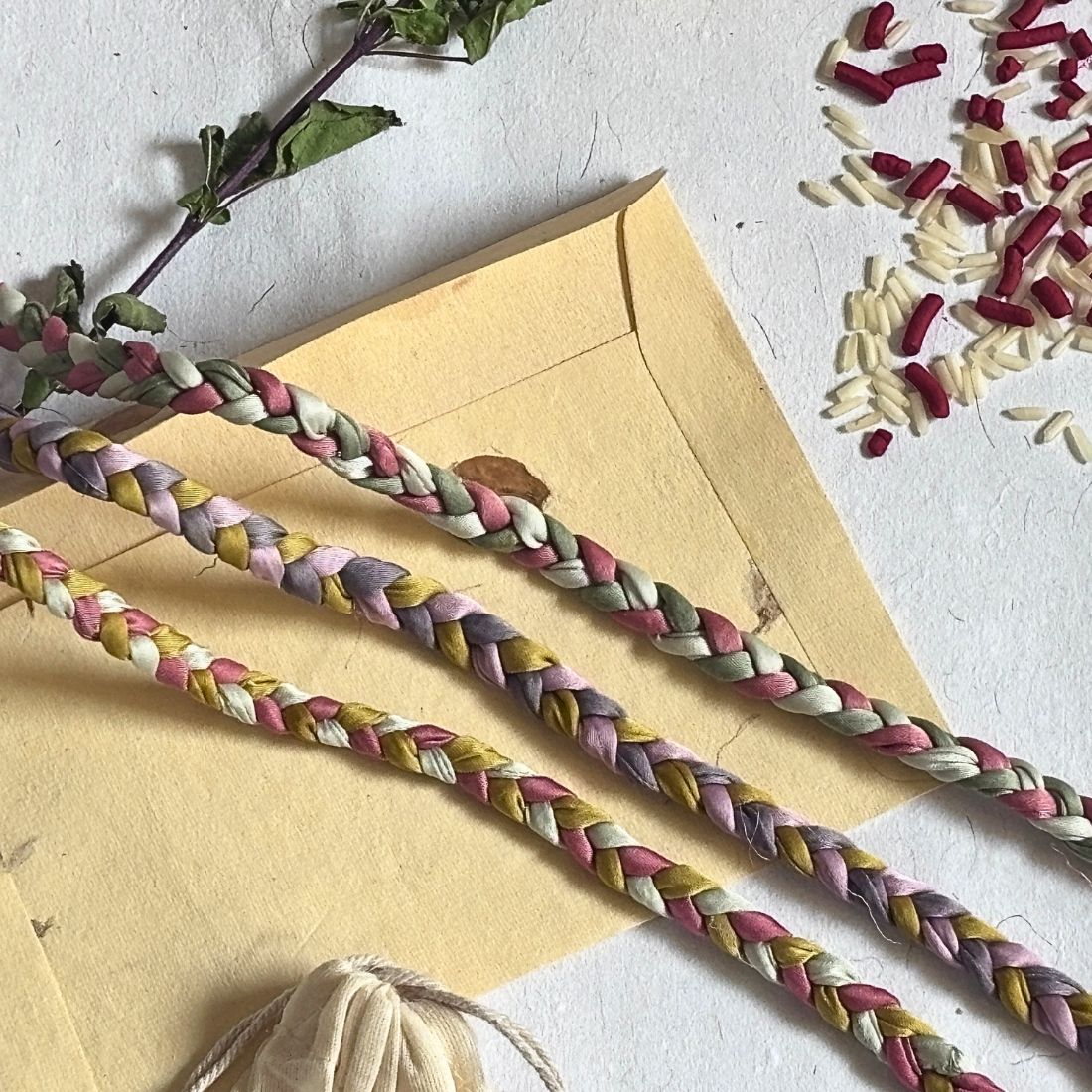 Silk Thread Rakhi | Handmade Eco Friendly Rakhi - set of 3