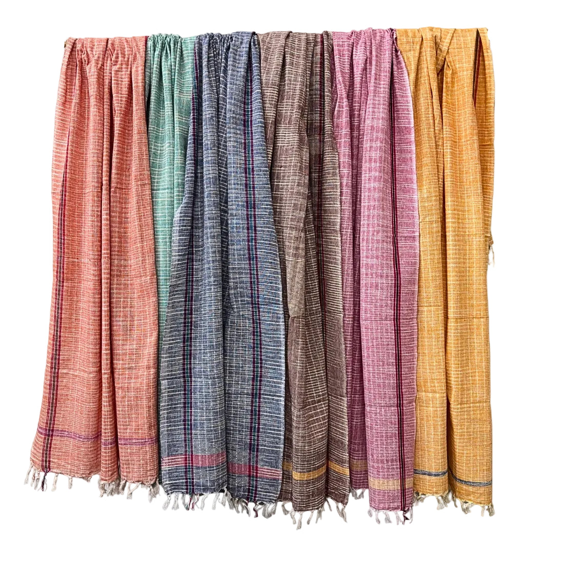 handloom cotton bath towel – classic checks styled for everyday use
