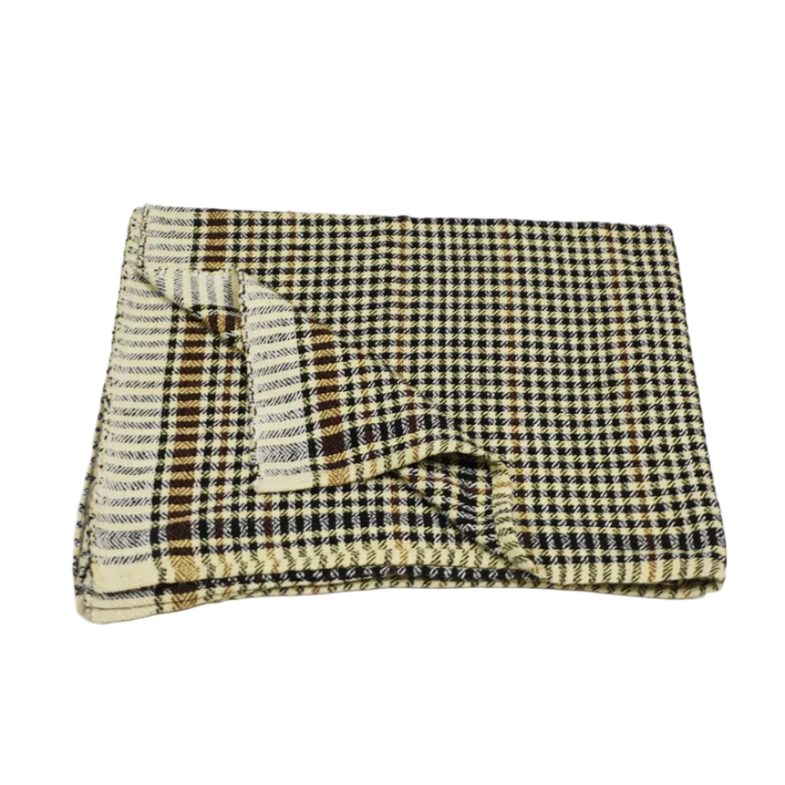 Vintage Indian Khes | Multicolour Checkered Handloom Early 20th Century