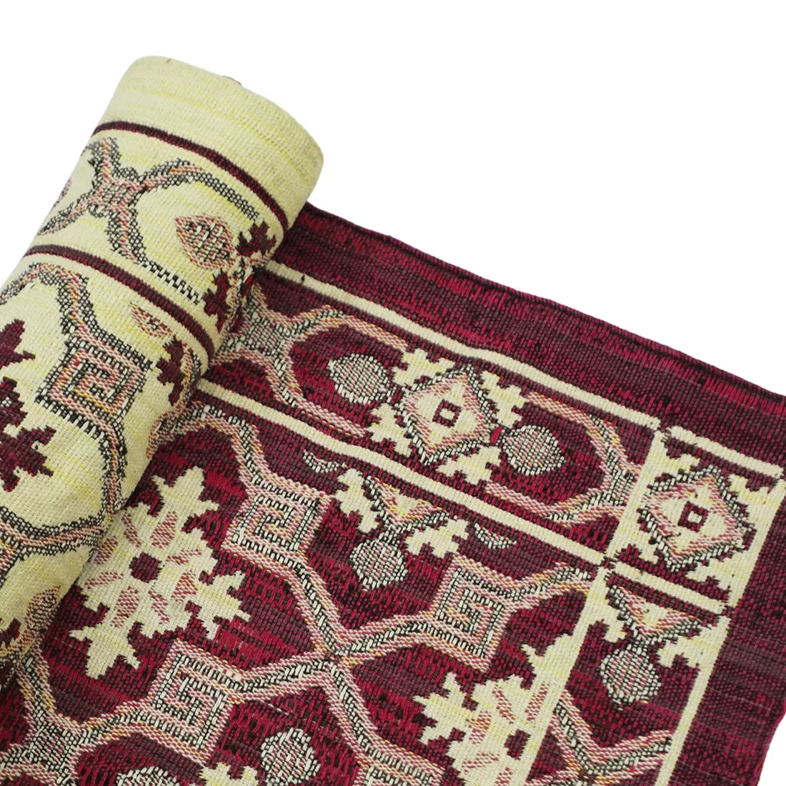 Vintage Cotton Dwar Throw | 19th Century Double Weave Sindh Handloom