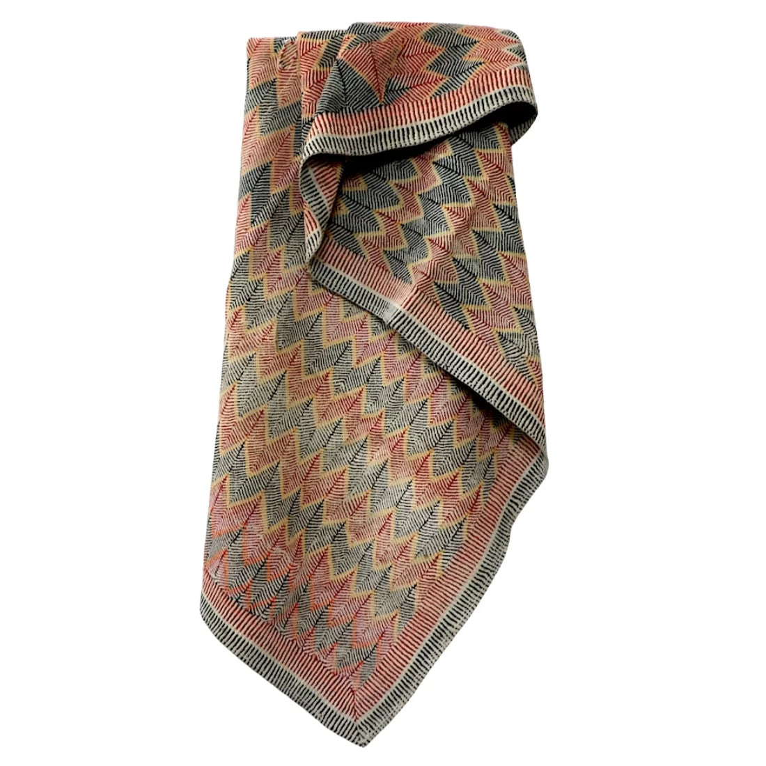 Vintage Kantha Quilt– Chevron Pattern Vintage Kantha Textile