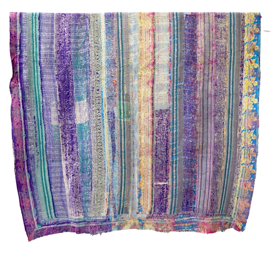 Upcycled Kantha Quilt Textile - Vintage Kantha Textile